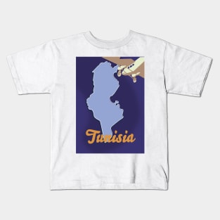 Tunisia Vintage travel poster. Kids T-Shirt